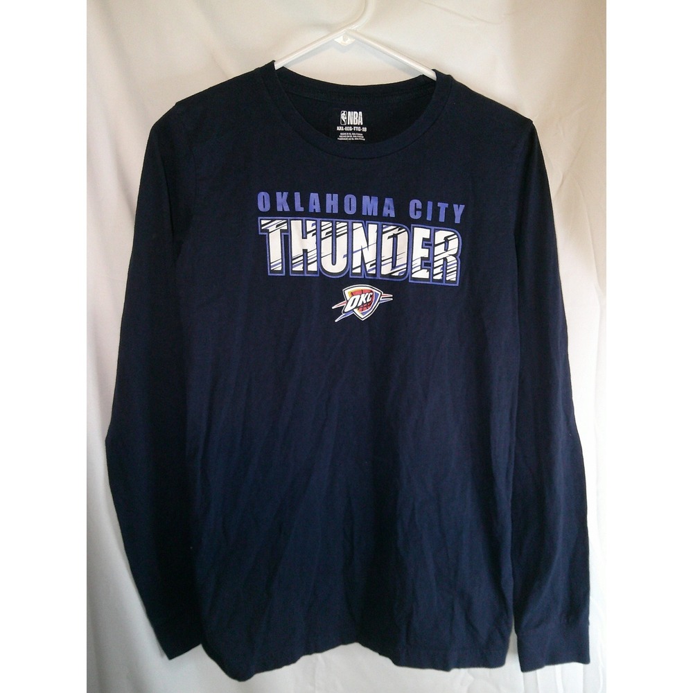 NBA Oklahoma City Thunder Long Sleeve Graphic T-Shirt Kids XXL‎